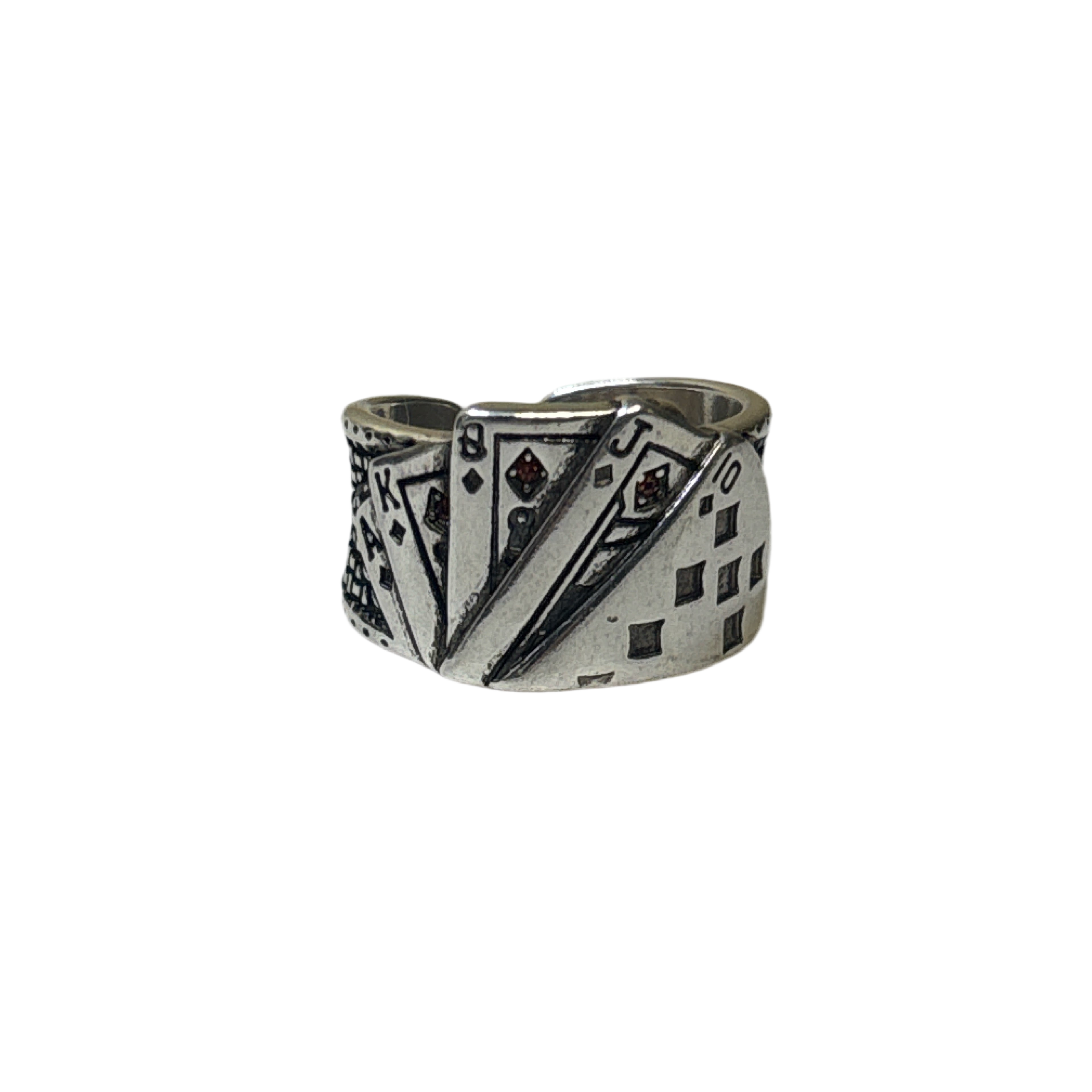 0312 - Poker Rhinestone Ring