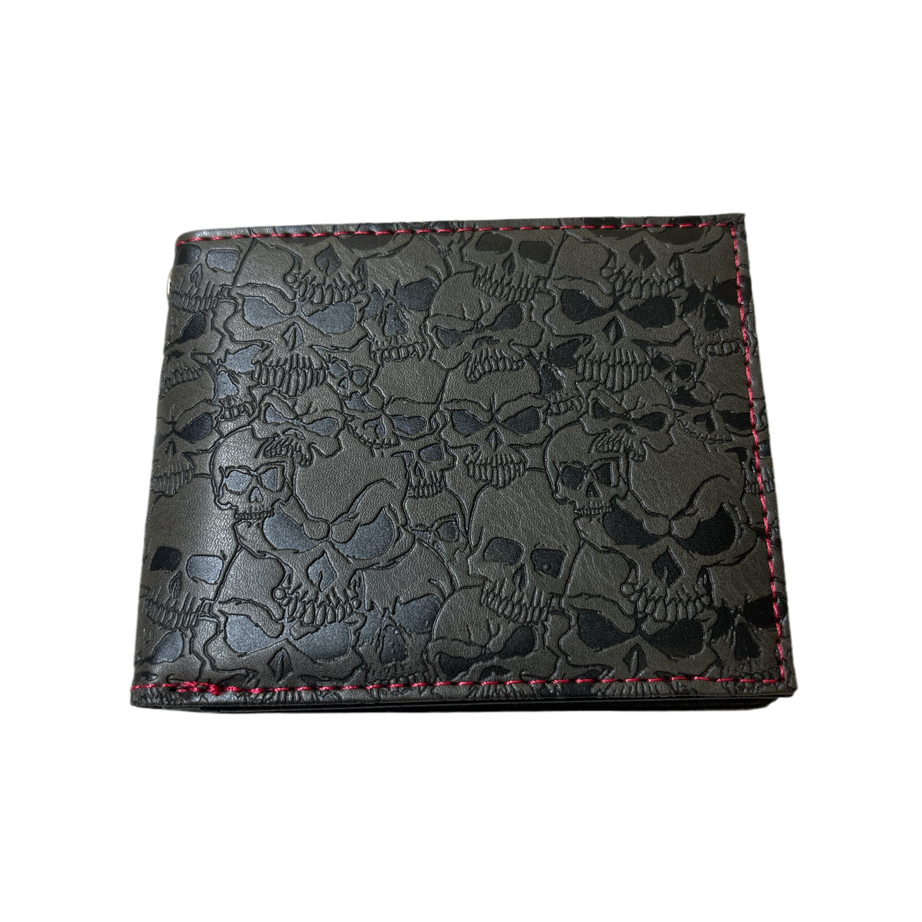 0136 - Engraved Skull Wallet