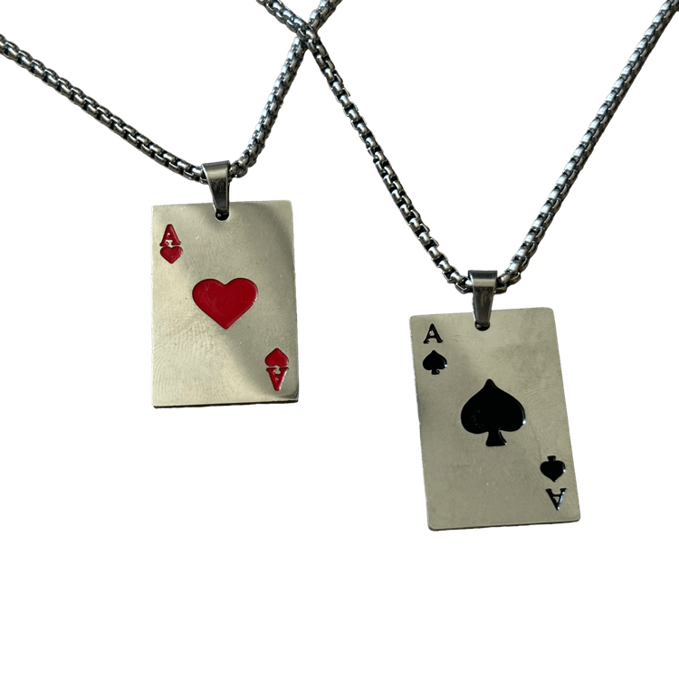 0504 - Poker Cards Necklace Bundle