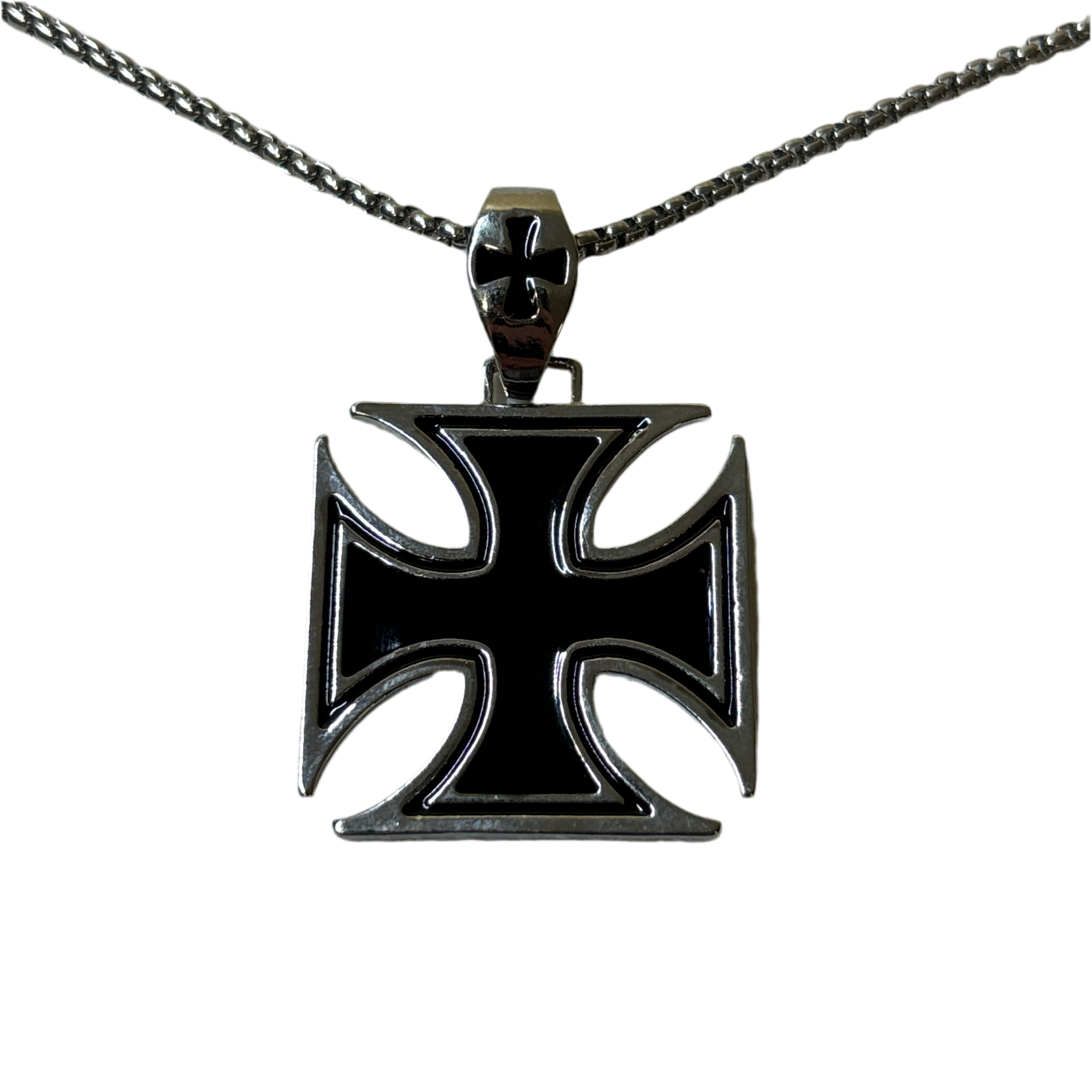 0171 - Black Cross Necklace