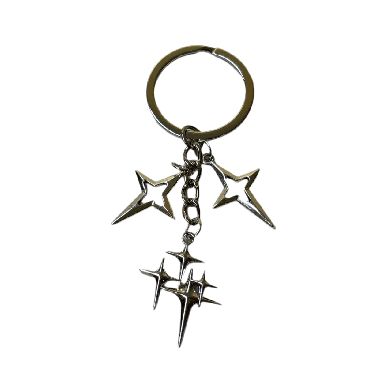 0674 - Y2K Stars Charms Keychain