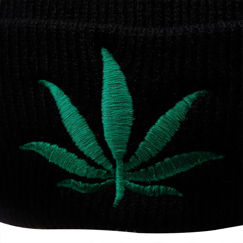 Weed Knitted Beanie