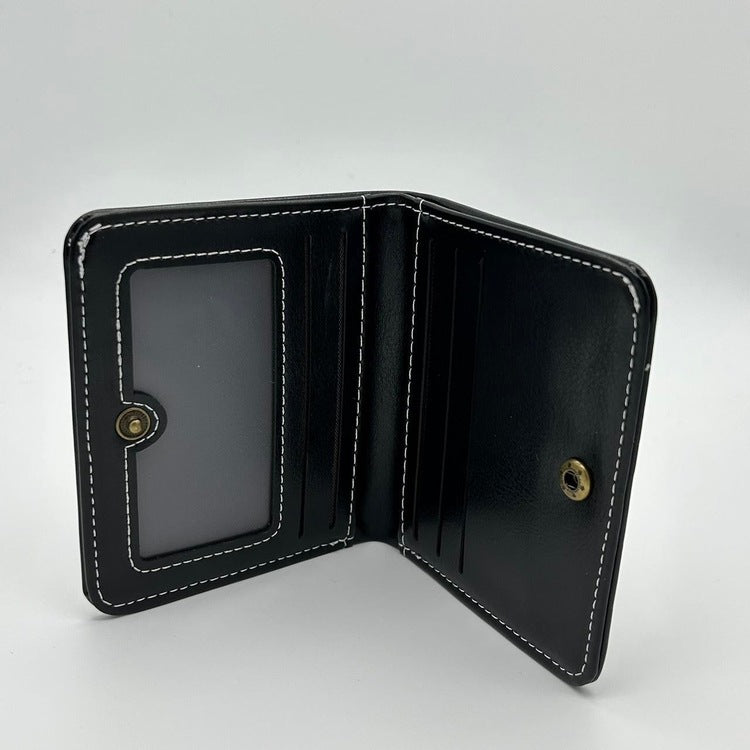0120 - Y2K Leather Cross Wallet (black)