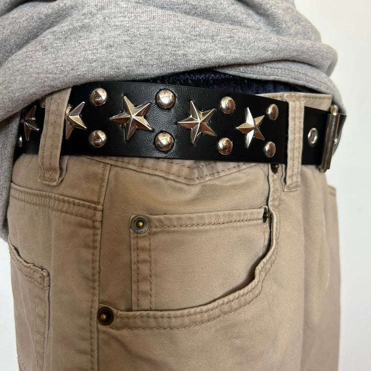0033 - Star Studded Rivet Belt