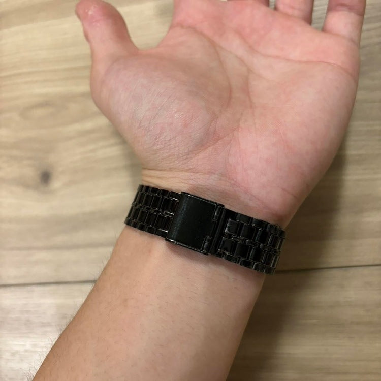 0154 - Retro Square Black Digital Watch