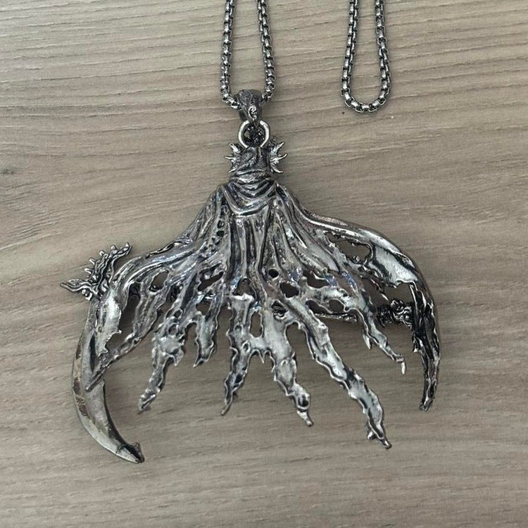 0258 - Death Grim Reaper Necklace