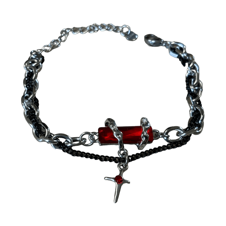 0162 - Red Crystal Bracelet