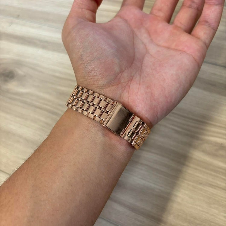 0152 - Retro Square Rose Gold Digital Watch