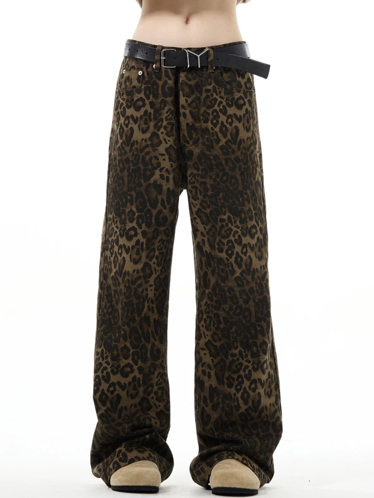 Madwitch Cheetah Flare Jeans