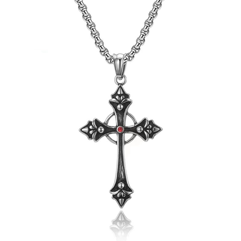 Blood Oath Cross Pendant (Stainless)