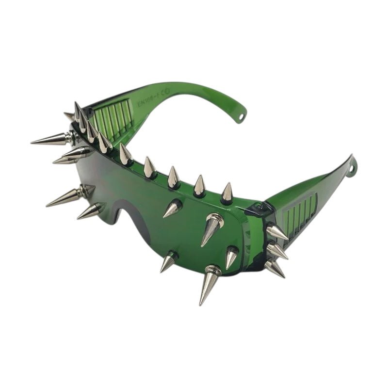 Spike Shock Visor (Hazard Green)