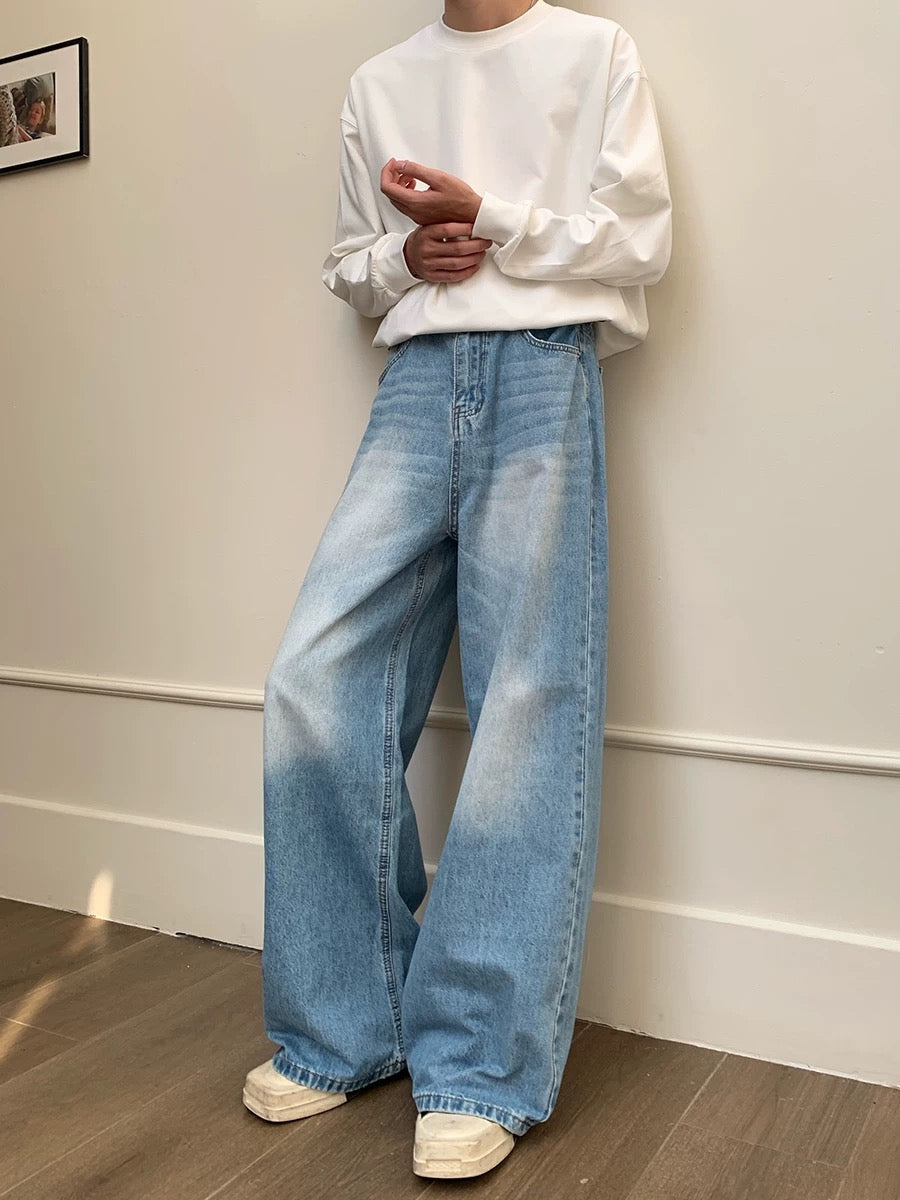 Sky Fade Baggy Jeans V2