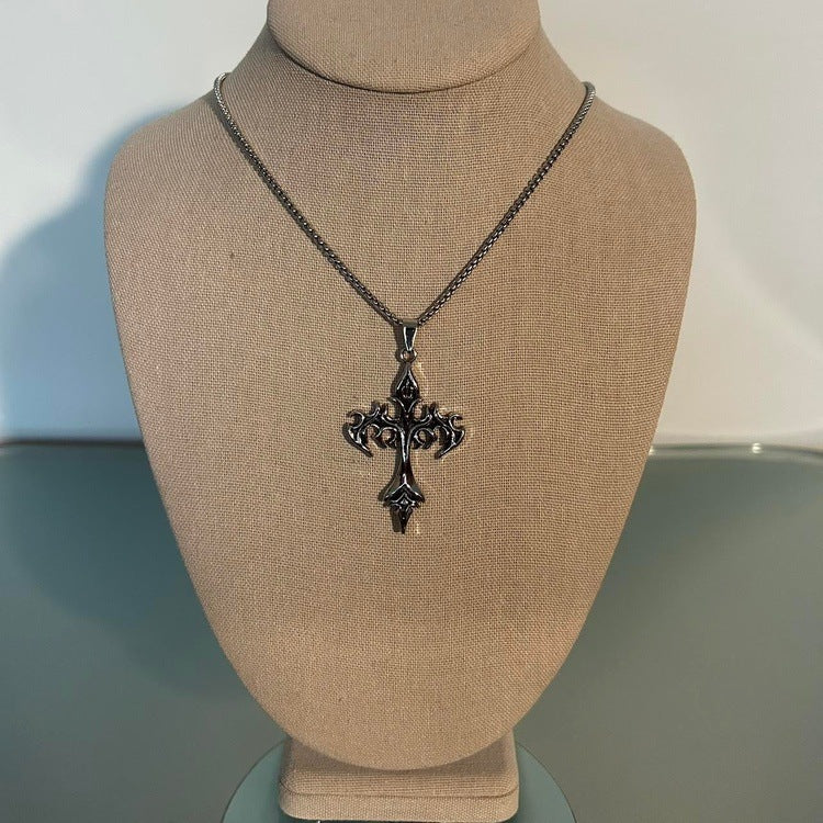 0259 - Vamp Cross Necklace