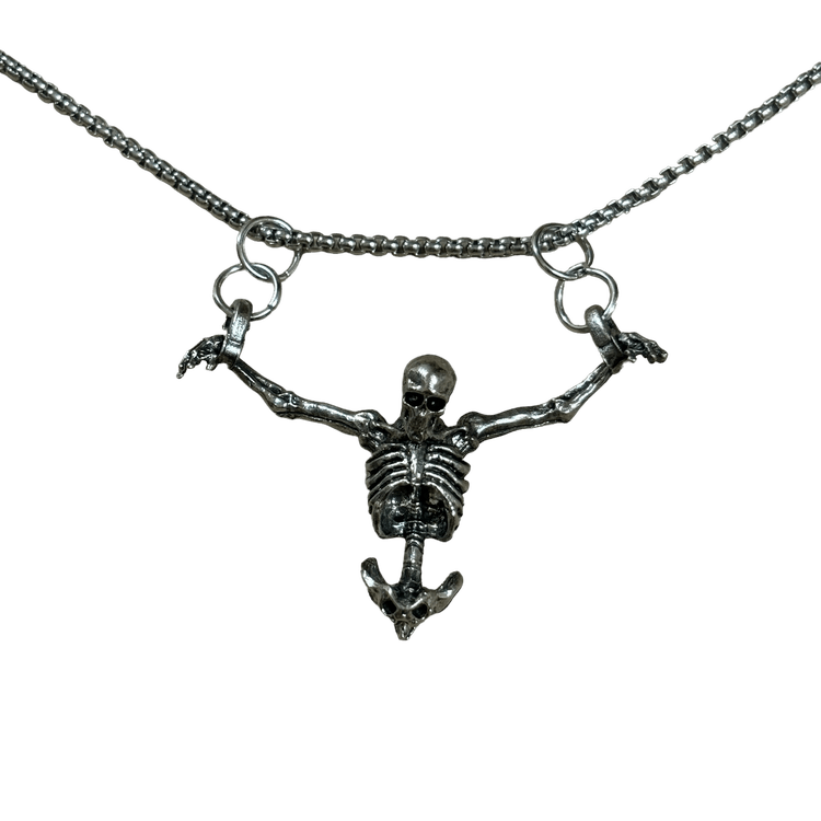 0178 - Hanging Skeleton Necklace