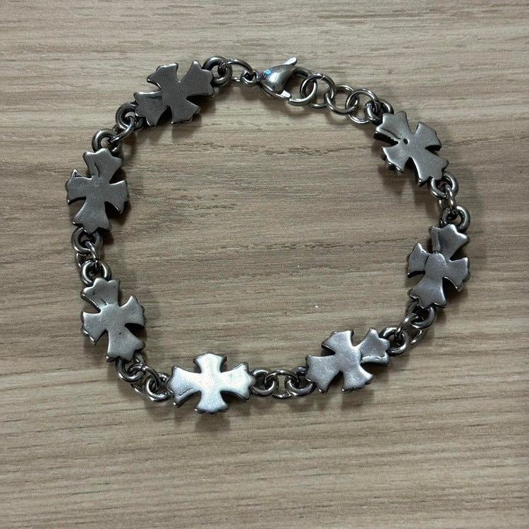0185 - Gothic Cross Bracelet