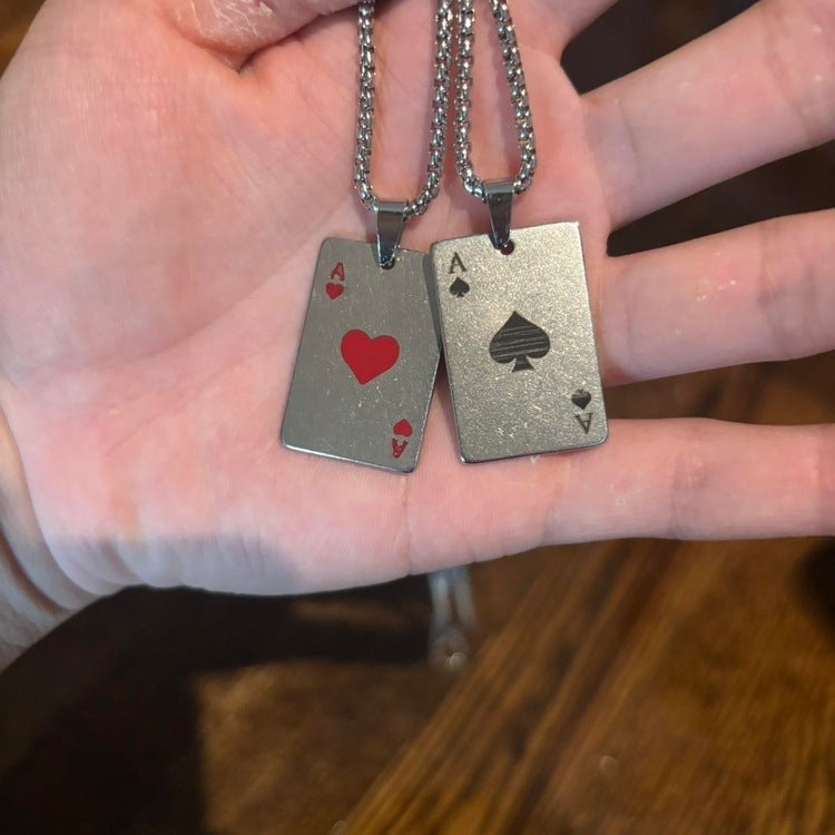 0504 - Poker Cards Necklace Bundle