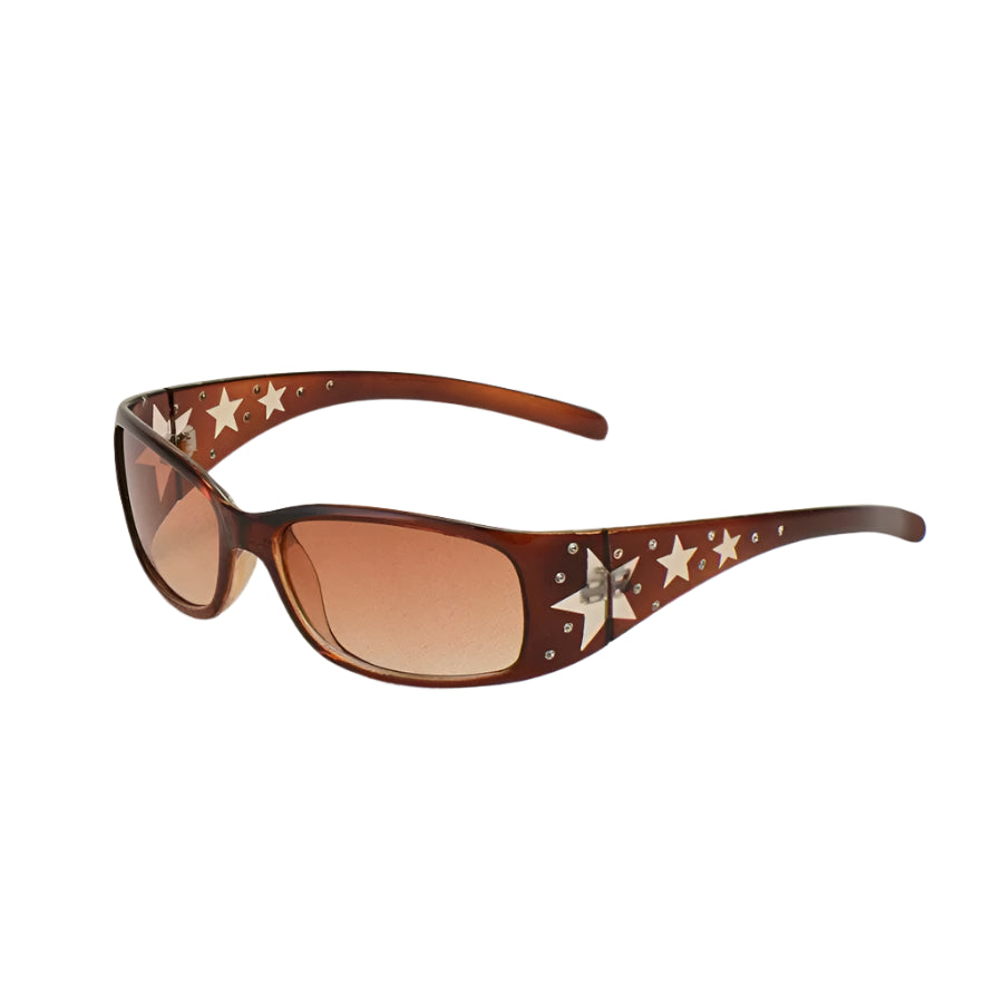 Rhinestone Triple Star Sunglasses