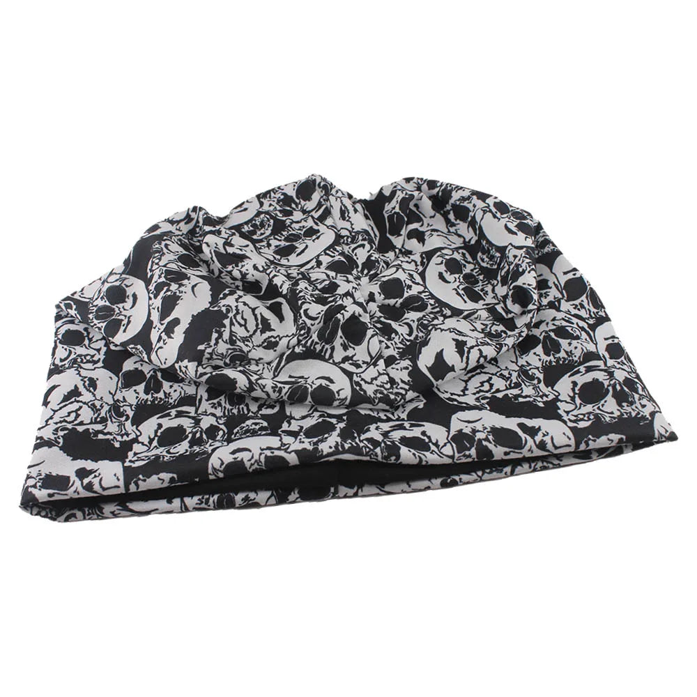 Skull All Over Print Beanie