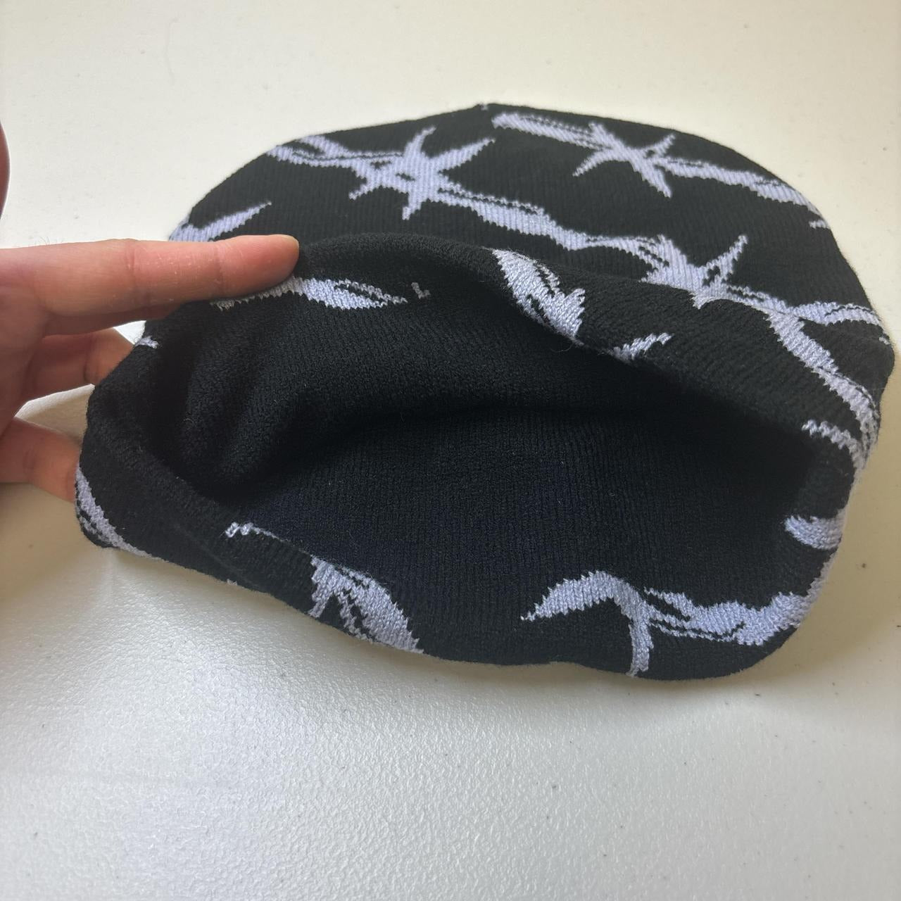 0694 - Barbed Wire Chain Beanie