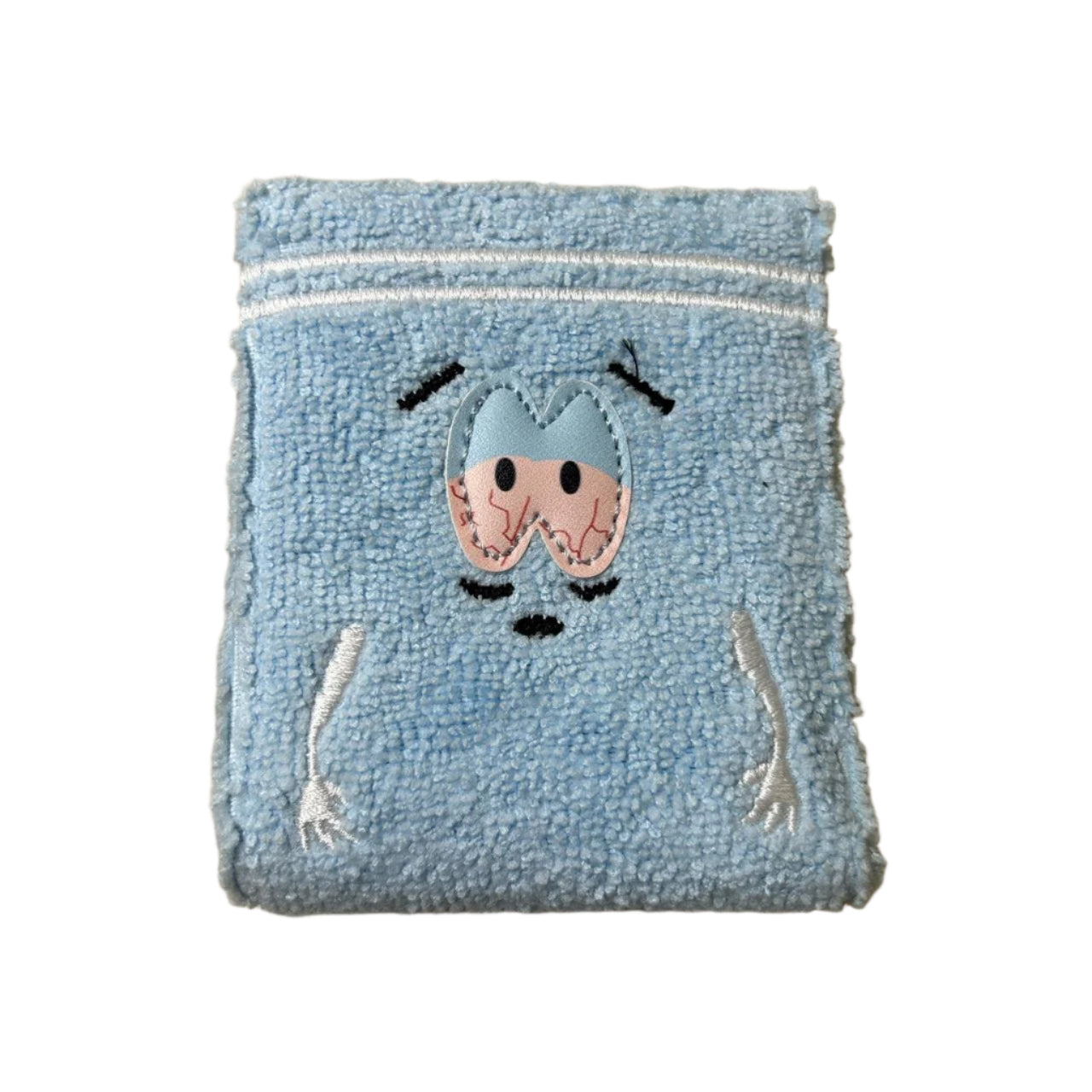 0677 - High Eyes Blue Yarn Wallet V2