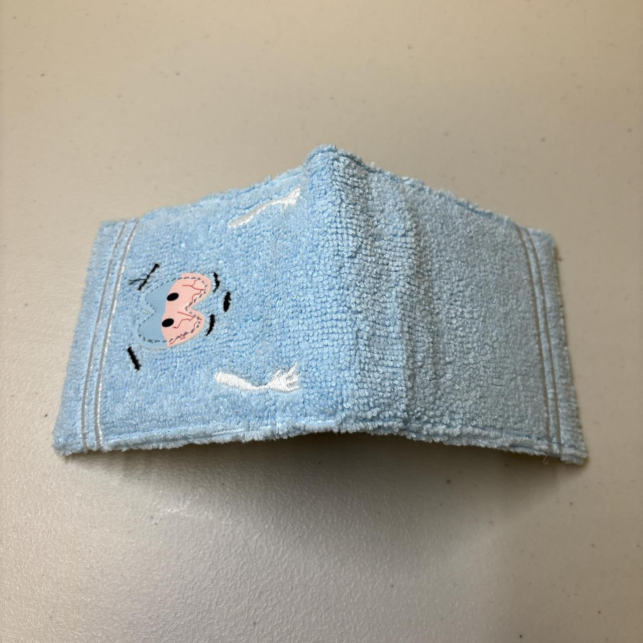 0677 - High Eyes Blue Yarn Wallet V2